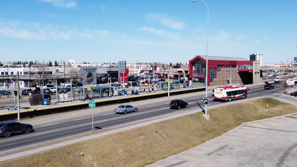 Marlborough transit station near MaKami College Calgary NE campus for massage therapy and more