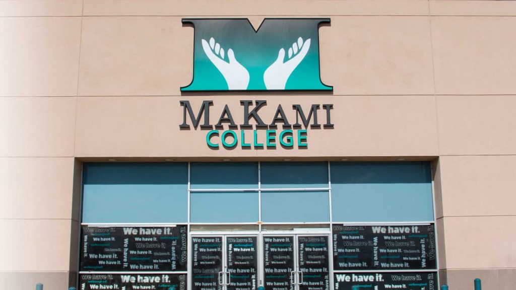 MaKami College Calgary NE campus in Marlborough Mall