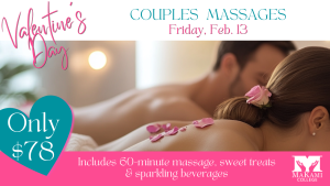 MaKami College is holding a Valentines Day Couples Massage Workshop on Friday, February 13, 2026, at 8:45AM, 10:00AM and 11:15AM in its Edmonton and Calgary NE campuses.