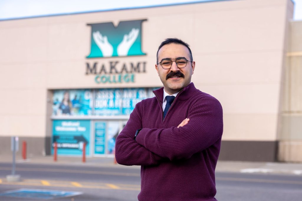 Ali Mikaeili, MaKami College Academic Project Manager and co-author of generative AI student assessment research, outside MaKami College.